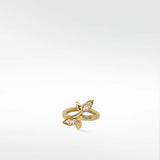 Diamond Leaf Hoop