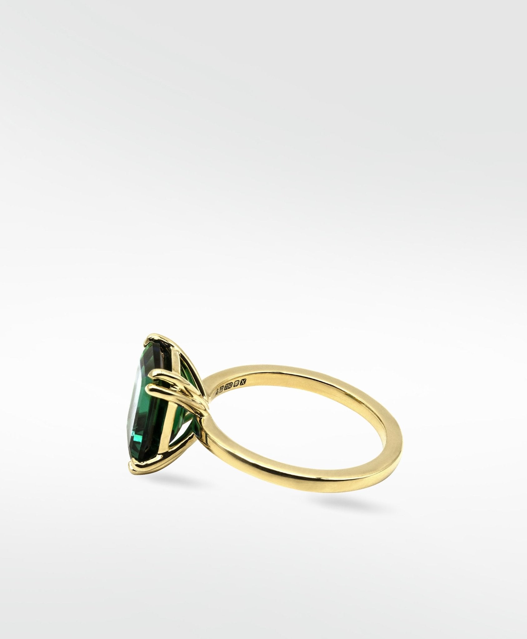 Flora Emerald Octad Cocktail Ring - Lark and Berry