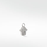 Hand of Fatima Diamond Charm