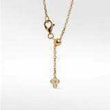 Solar Engravable Pendant in 14K Yellow Gold - Lark and Berry