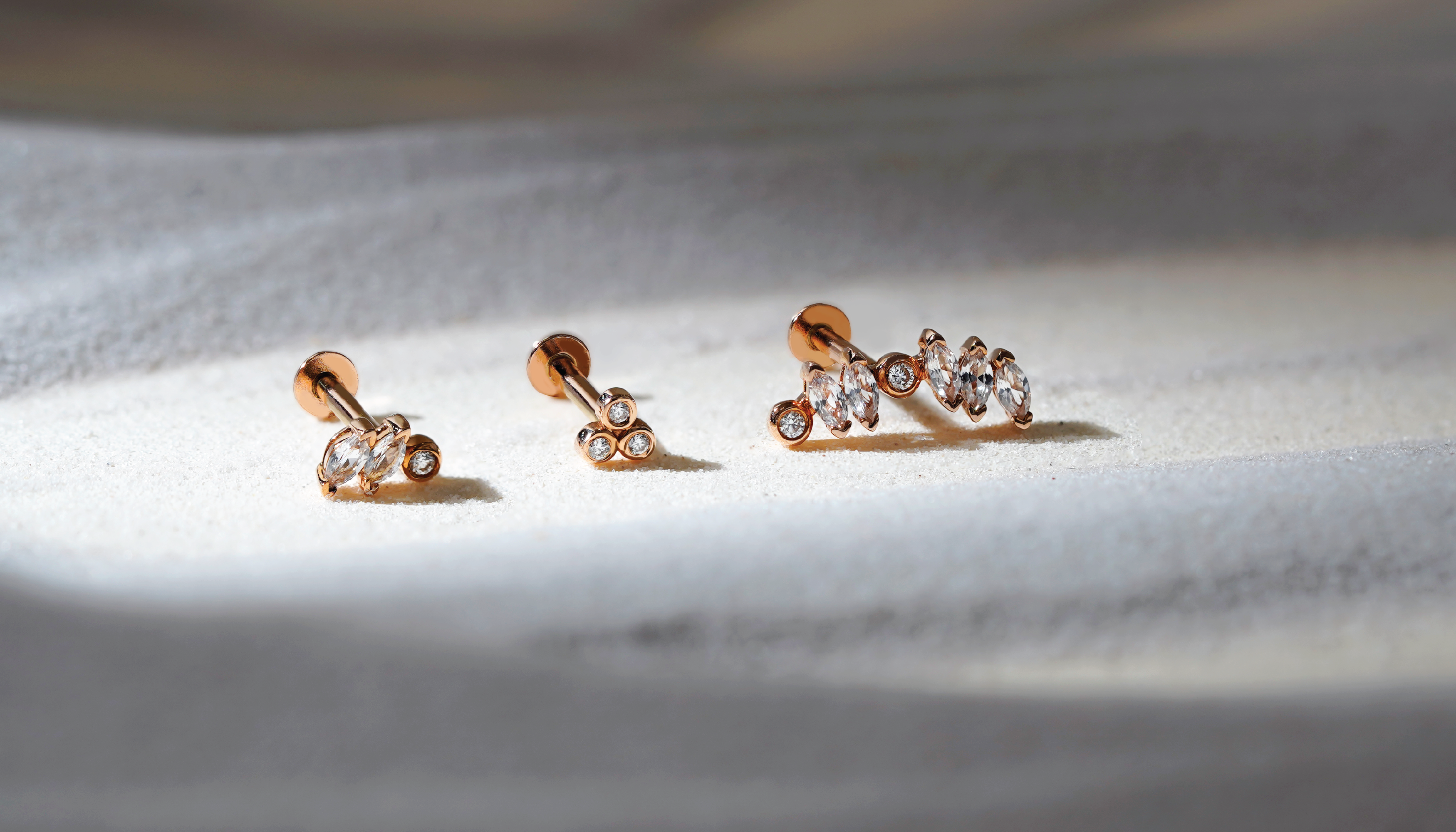 Stud Earrings: Lab Grown Diamond Studs