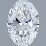 1.00ct Oval Lab Grown Diamond (Colour D, Clarity IF, IGI Certified)