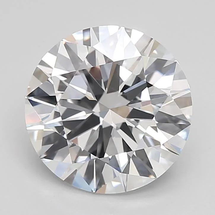 3.00ct Round Lab Grown Diamond (Colour D, Clarity VVS1, Cut EX, IGI Certified)