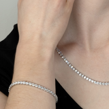 Customisable Tennis Bracelet - 4mm stones (6.99ct to 14.58ct)