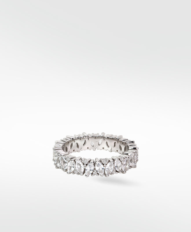 Rainbow Veto White Luz Ring