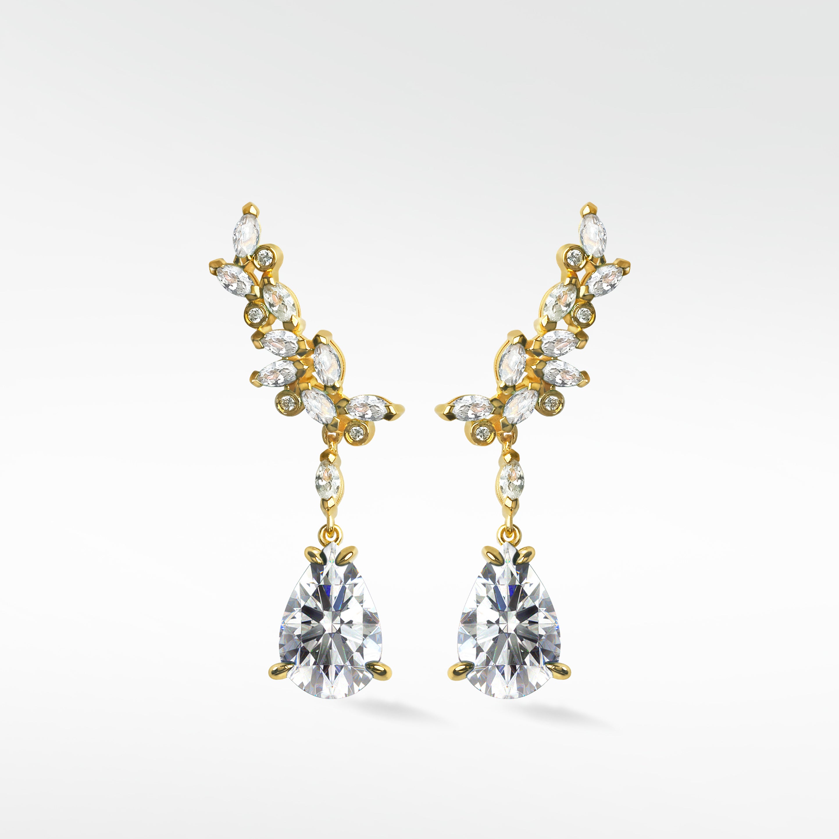 Veto Diamond Raindrop Earrings