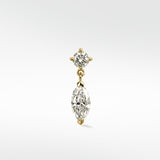 Marquise Double Diamond Drop Stud (Opportunity)