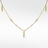 Oleander Petals Gold Necklace