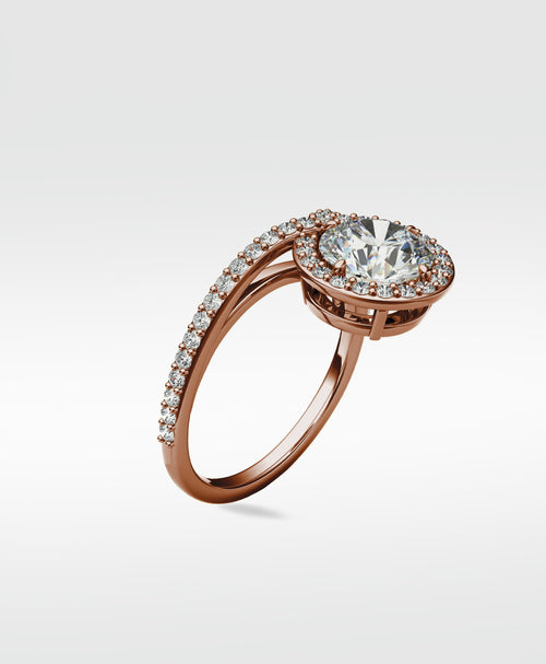 Wild Cherry Diamond Engagement Ring