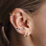 Butterfly blue Stud