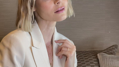 Modernist Diamond Pavé Necklace