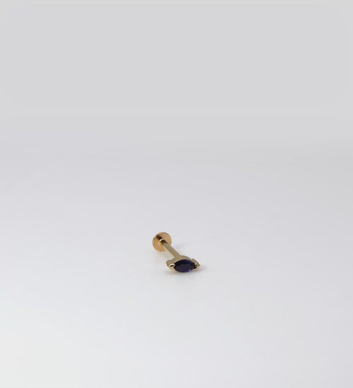 Veto Marquise Sapphire Stud Earring
