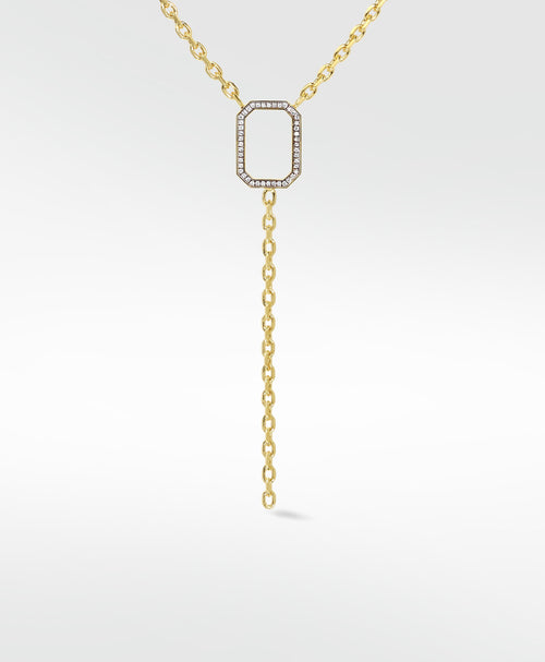 Horizon Diamond Link Necklace