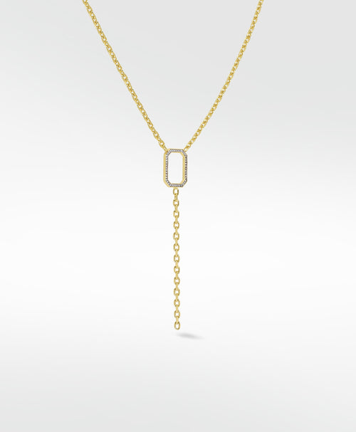 Horizon Diamond Link Necklace