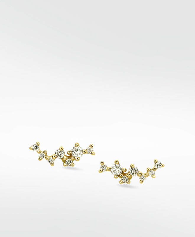 Orion Nebula Gold Studs