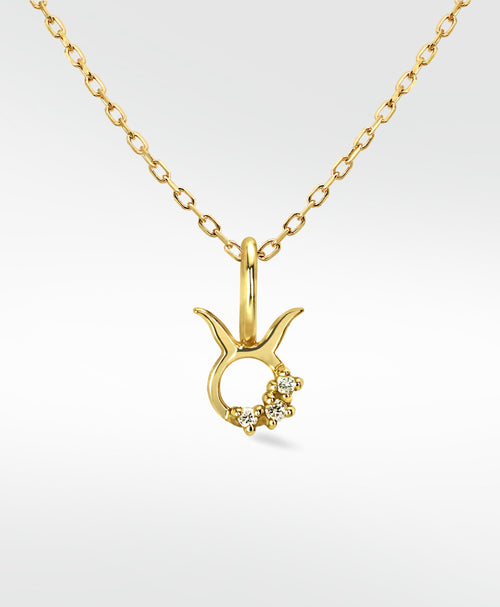Taurus Gold Pendant