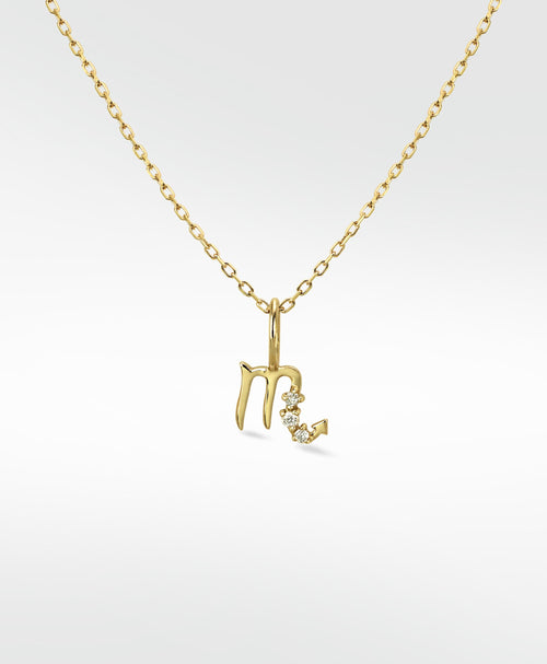 Scorpio Gold Pendant