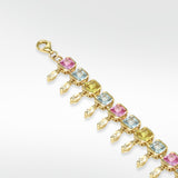 Full Blossom Sapphire Bracelet