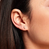 Veto Sapphire Mis-Match Stud Earrings