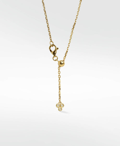 Veto Station Necklace in 14K Gold