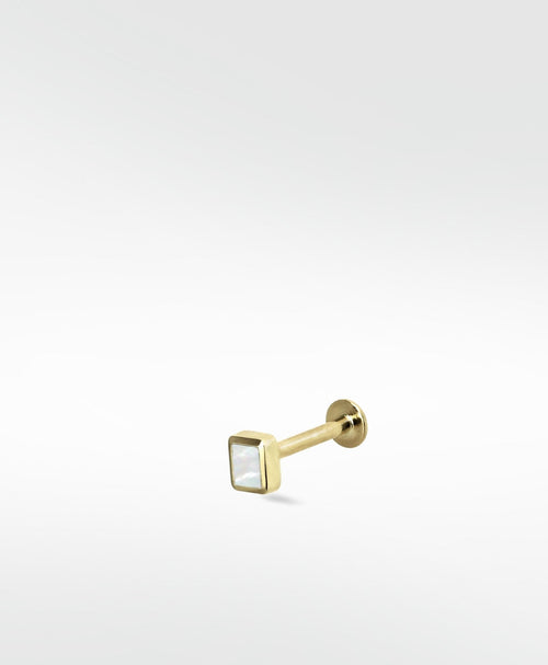 Eclipsis Mother of Pearl Stud Earring