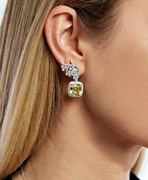 Flora Ruby Detachable Drops in Solid 18K Gold - Lark and Berry