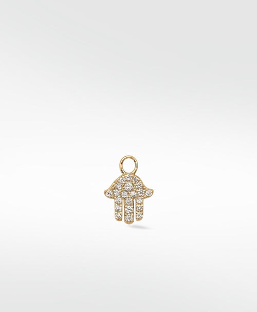 Hand of Fatima Diamond Charm