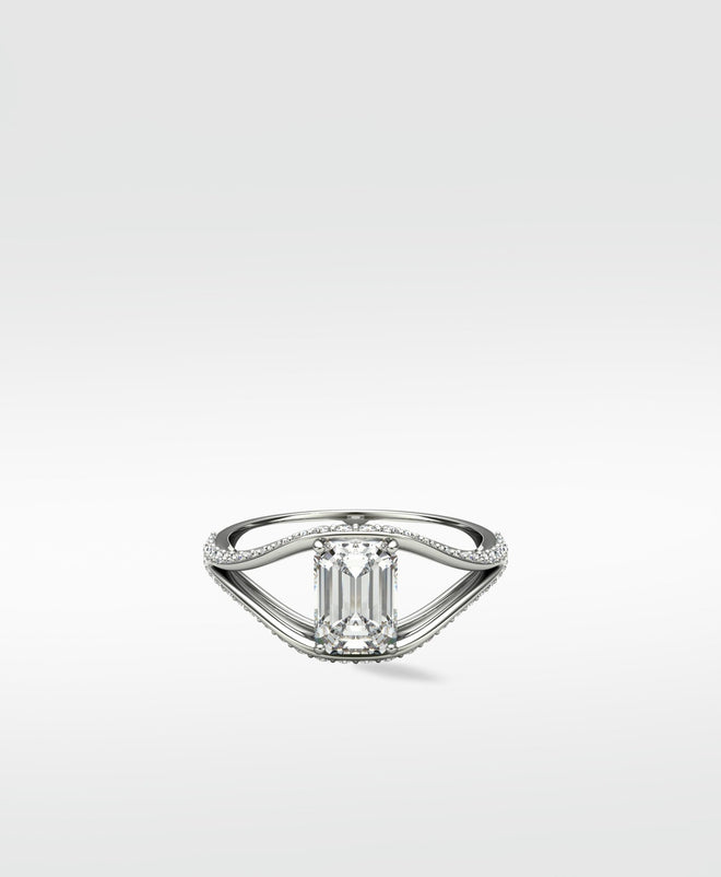 Pine Diamond Engagement Ring - Lark and Berry