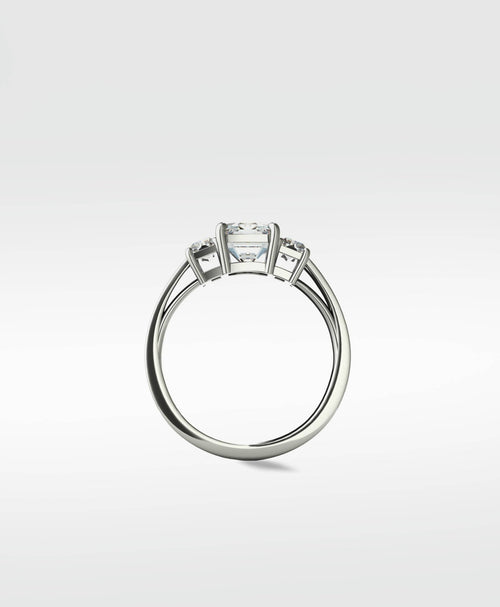Plum Trinity Engagement Ring - Lark and Berry