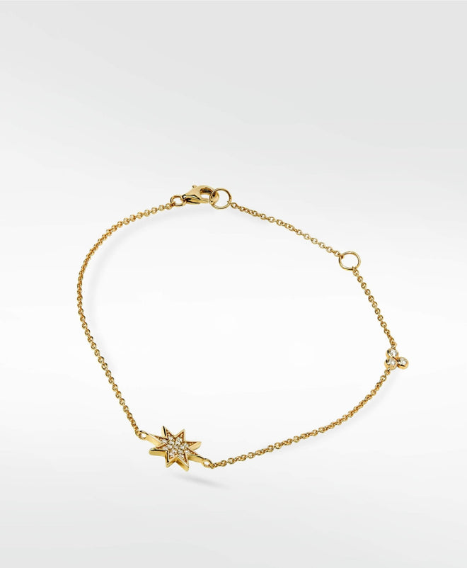 Star Diamond PavŽ Bracelet in 14K Gold - Lark and Berry