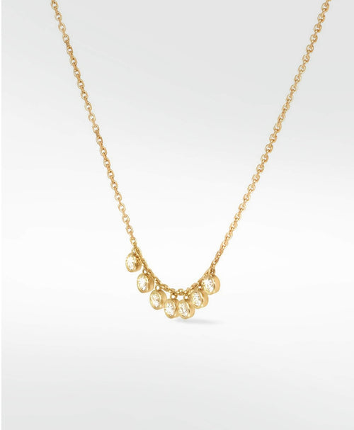 Stella Shimmer Diamond Charm Necklace - Lark and Berry