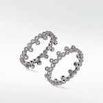 Trinity Double Stackable Diamond Eternity Ring - Lark and Berry